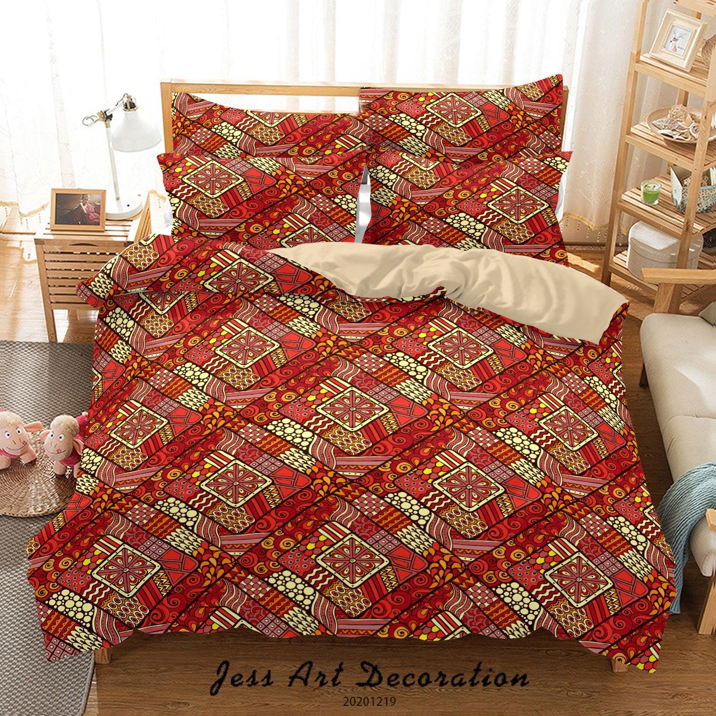3D Abstract Color Prints Quilt Cover Set Bedding Set Duvet Cover Pillowcases 23- Jess Art Decoration