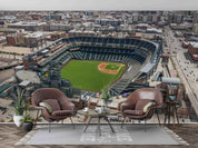 3D Aerial View Coors Field Wall Mural Wallpaper GD 1509- Jess Art Decoration