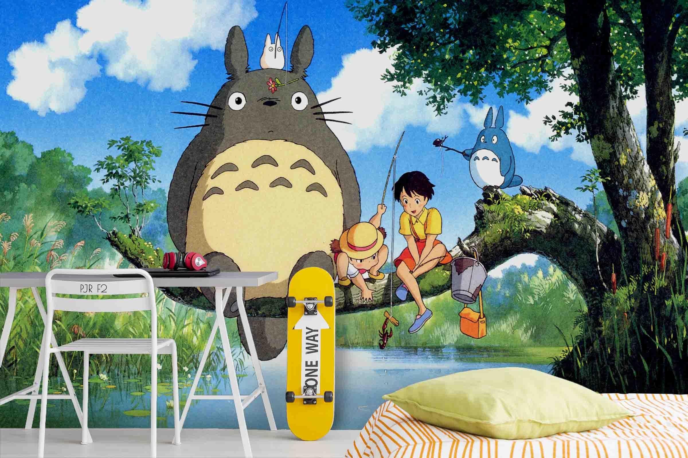 3D Forest Creature Anime forest creature anime mural wall mural wallpaper for kids room - view 2