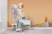 3D Cartoon Planet Astronaut Wall Mural Wallpaper WJ 1505- Jess Art Decoration