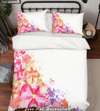 3D Pink Splash Ink Quilt Cover Set Bedding Set Pillowcases 31- Jess Art Decoration
