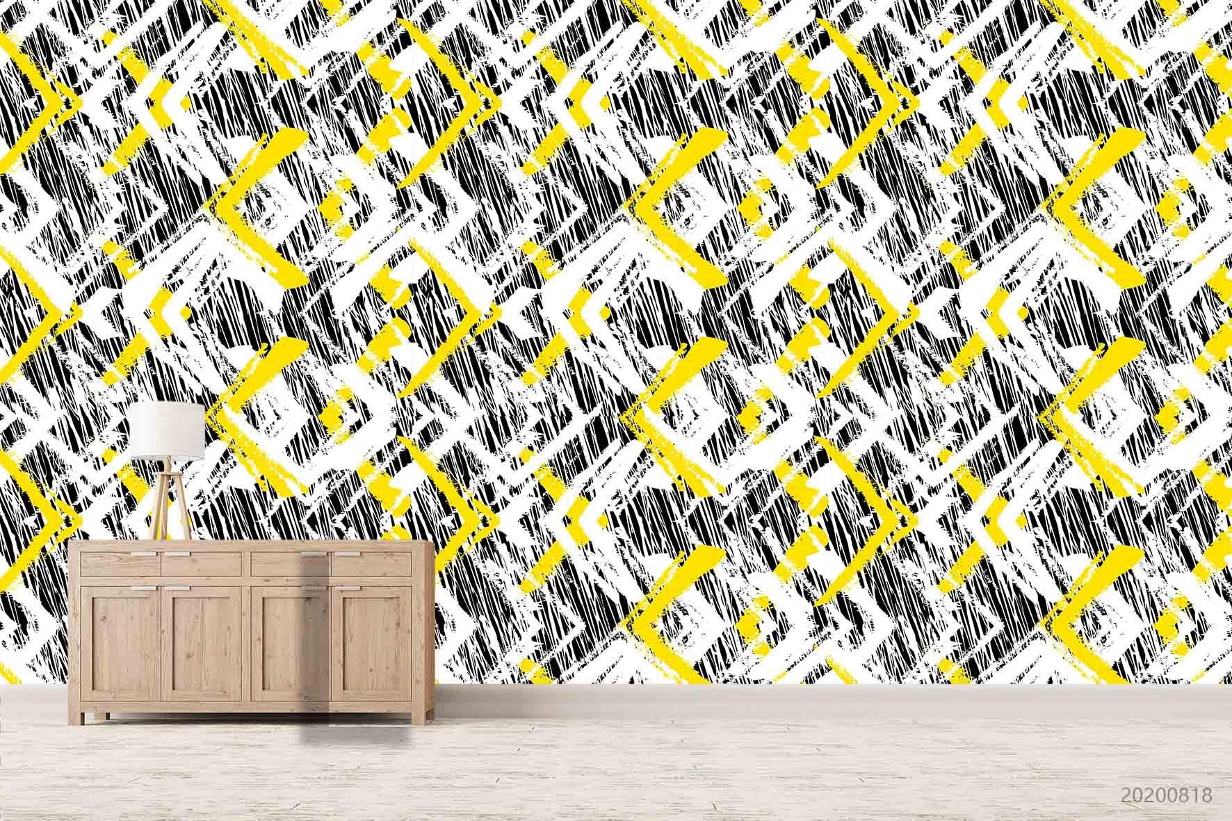 3D Vintage Abstract Pattern Wall Mural Wallpaper LXL 1163- Jess Art Decoration