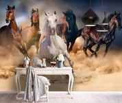 3D Galloping Horse Wall Mural Wallpaper 77- Jess Art Decoration