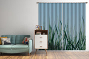3D Sky Green Grass Curtains and Drapes LQH 76- Jess Art Decoration