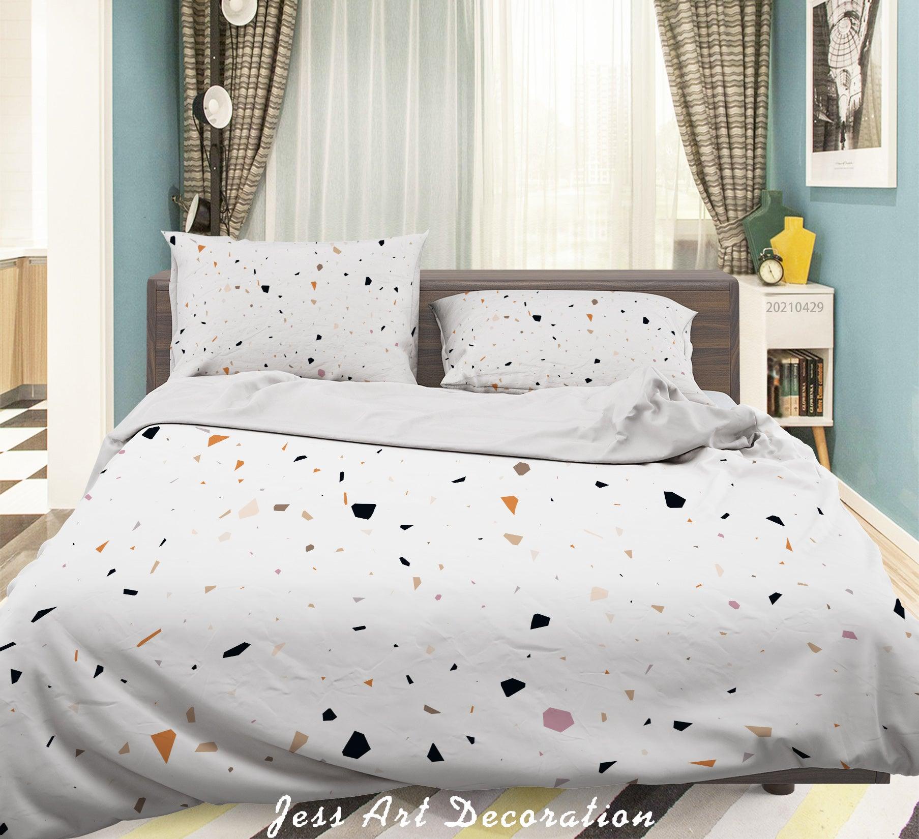 3D Abstract Marble Texture Quilt Cover Set Bedding Set Duvet Cover Pillowcases 213- Jess Art Decoration