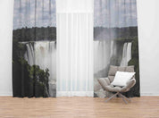 3D Waterfall Plant Green Landscape Curtains and Drapes LLL 592- Jess Art Decoration