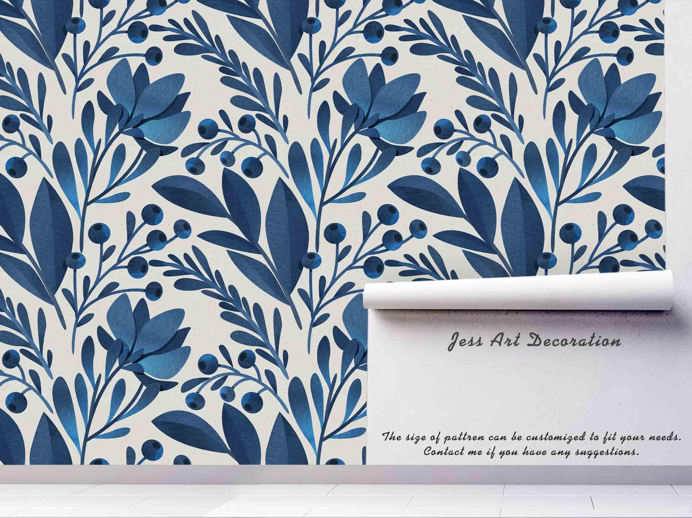 3D Floral Leaves Wall Mural Wallpaper 46- Jess Art Decoration