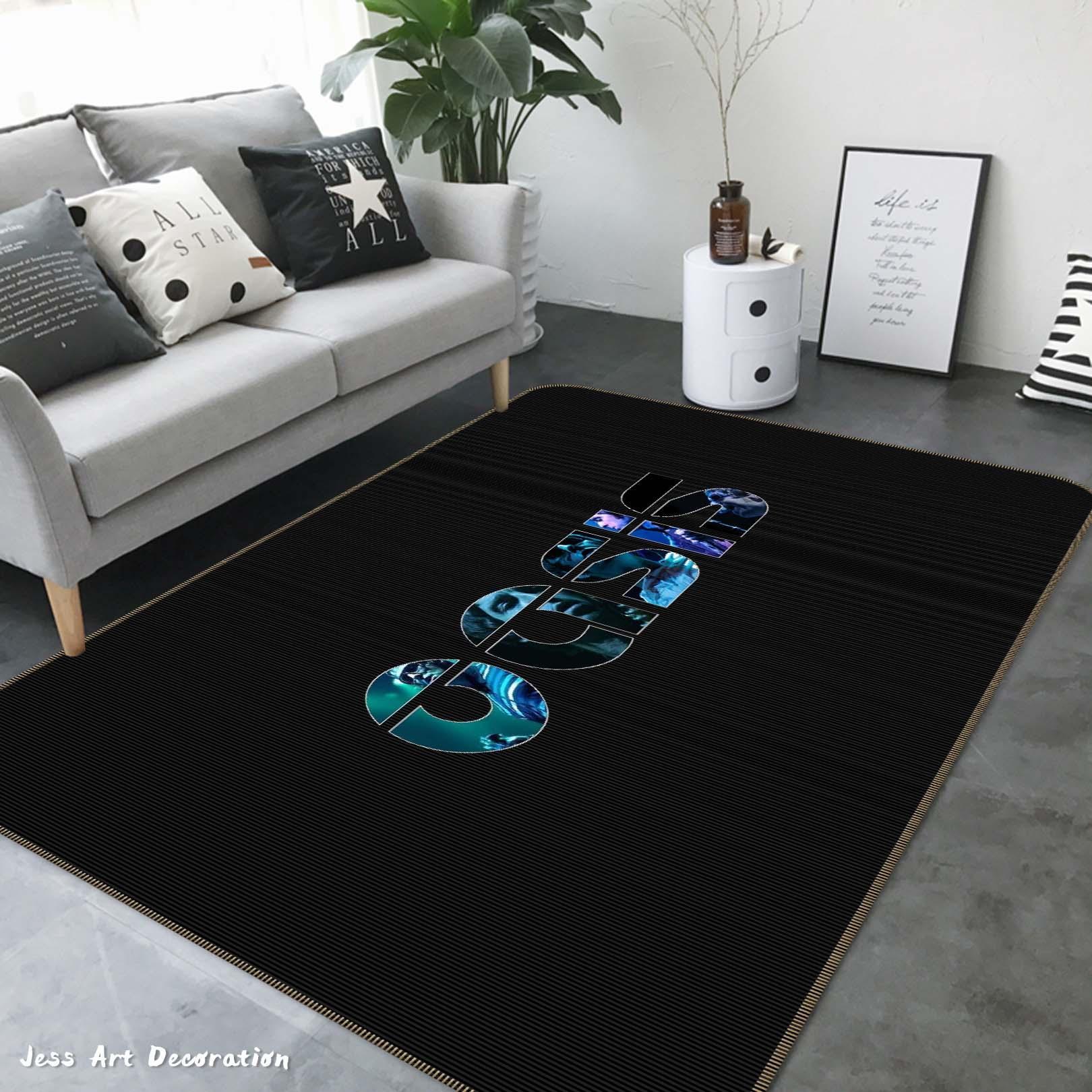 3D Oasis Rock Band Non-Slip Rug Mat 28- Jess Art Decoration