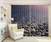 3D Pebble Stone Curtains and Drapes SF08- Jess Art Decoration