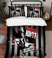 3D Rock Star Band Quilt Cover Set Bedding Set Pillowcases 34- Jess Art Decoration
