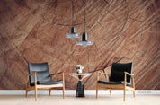 3D Warm Scratched Wood warm scratched wood texture wall mural wallpaper for office - view 2