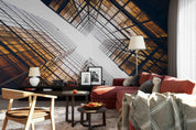3D low angle view skyscrapers wall mural wallpaper 47- Jess Art Decoration