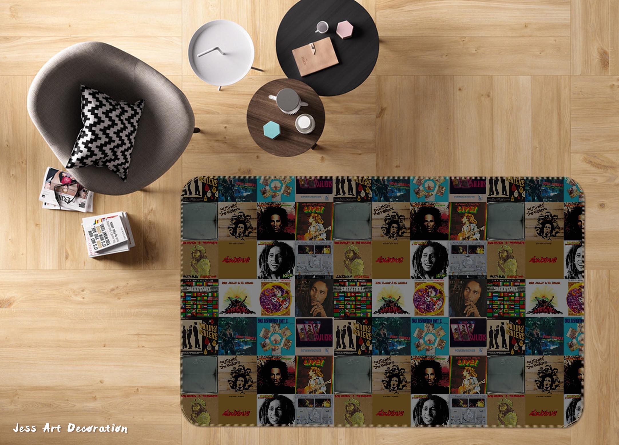 3D Bob Marley Non-Slip Rug Mat 163- Jess Art Decoration