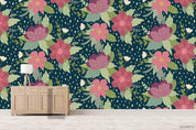 3D Hand Sketching Pink Giant Floral Wall Mural Wallpaper LXL 1088- Jess Art Decoration