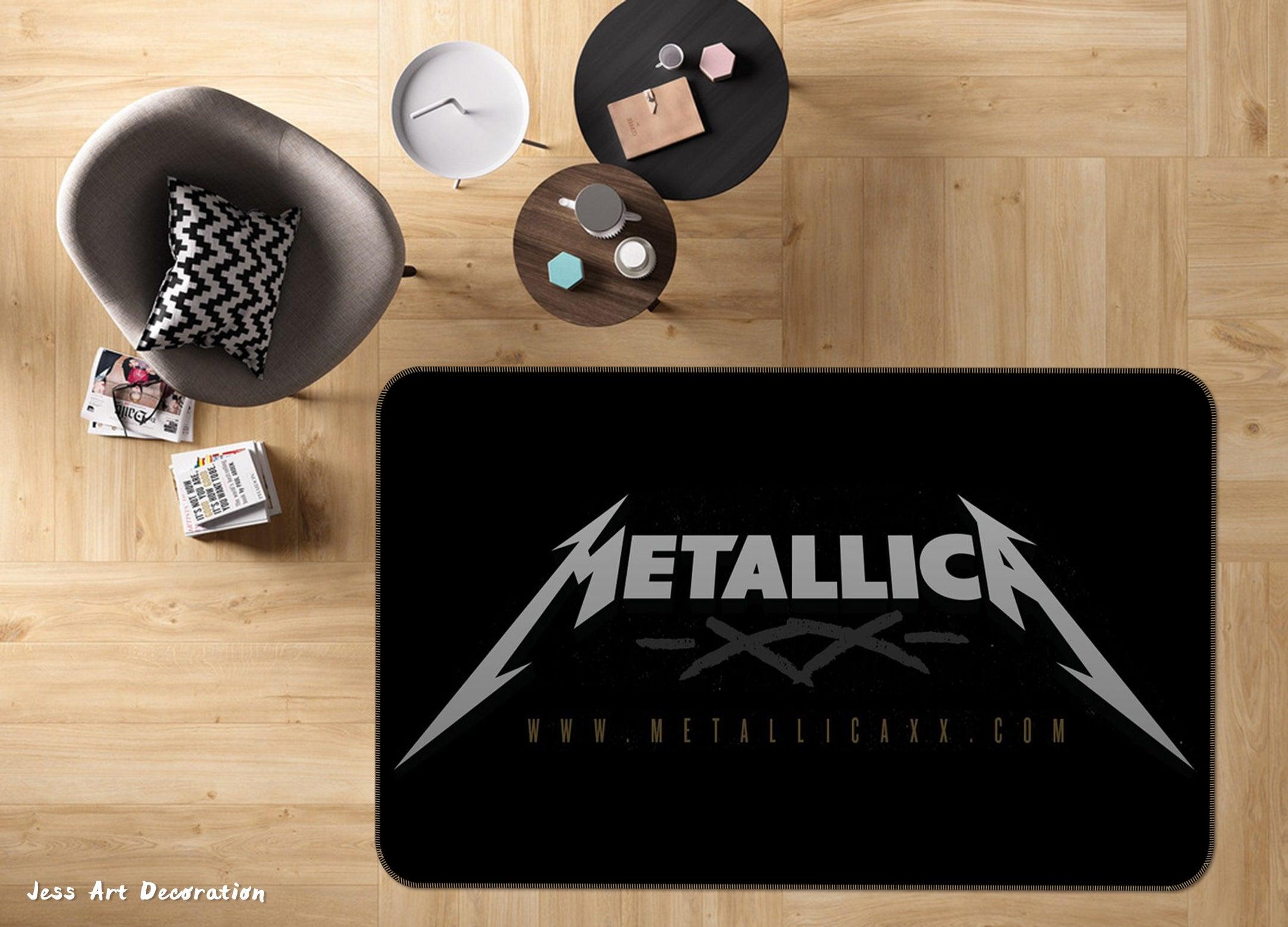 3D Metallica Rock Band Non-Slip Rug Mat 116- Jess Art Decoration