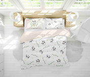 3D White Bamboo Panda Quilt Cover Set Bedding Set Pillowcases 94- Jess Art Decoration
