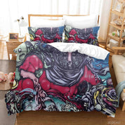 3D Abstract Art Graffiti Quilt Cover Set Bedding Set Duvet Cover Pillowcases 149- Jess Art Decoration