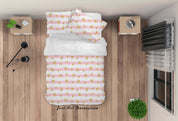 3D Hand Drawn Pink Stripes Stars Quilt Cover Set Bedding Set Duvet Cover Pillowcases 18- Jess Art Decoration