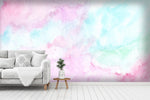 3D Abstract Pink Green Clouds Wall Mural Wallpaper 14- Jess Art Decoration