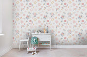 3D Pink Flower Pattern Wall Mural Wallpaper A381 LQH- Jess Art Decoration