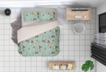 3D Green Butterfly Quilt Cover Set Bedding Set Pillowcases 39- Jess Art Decoration
