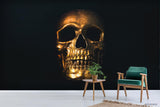 3D Golden Human Skeleton  Wall Mural Wallpaper WJ 3039- Jess Art Decoration