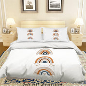 3D White Rainbow Quilt Cover Set Bedding Set Duvet Cover Pillowcases SF68- Jess Art Decoration