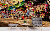 3D Street Graffiti Wall Mural Wallpaper sww 218- Jess Art Decoration