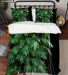 3D Green Plant Leaf  Quilt Cover Set Bedding Set Pillowcases  75- Jess Art Decoration