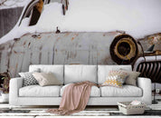 3D automobile snow wall mural wallpaper 11- Jess Art Decoration