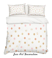 3D Color Dots Quilt Cover Set Bedding Set Pillowcases 142- Jess Art Decoration