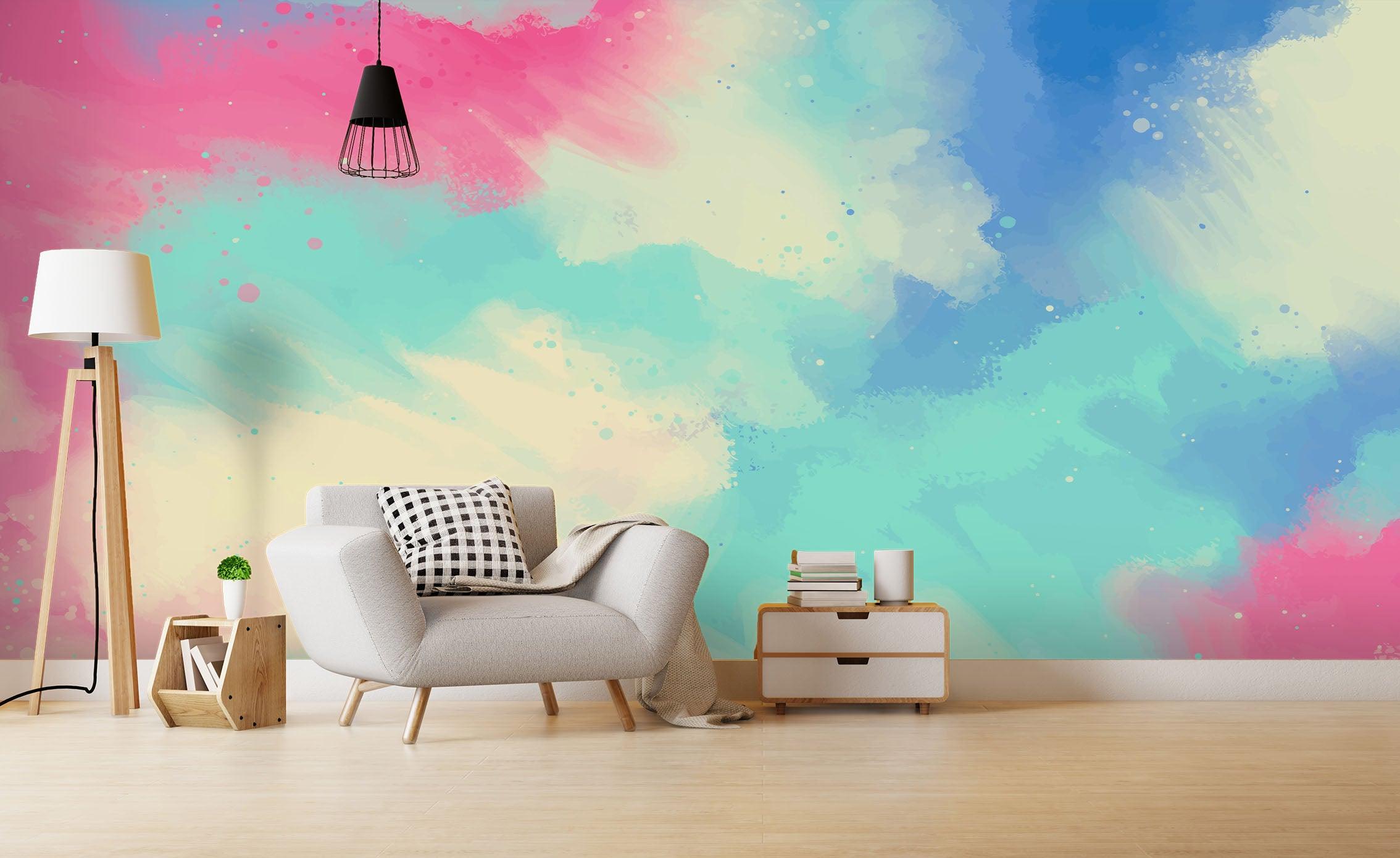 3D Abstract Color Splicing Wall Mural Wallpaper 85- Jess Art Decoration
