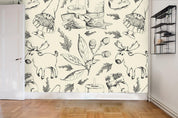 3D elk plants candle clown wall mural wallpaper 105- Jess Art Decoration