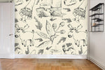 3D elk plants candle clown wall mural wallpaper 105- Jess Art Decoration