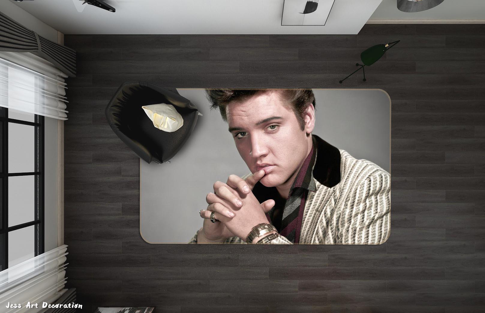 3D Elvis Presley Non-Slip Rug Mat 172- Jess Art Decoration