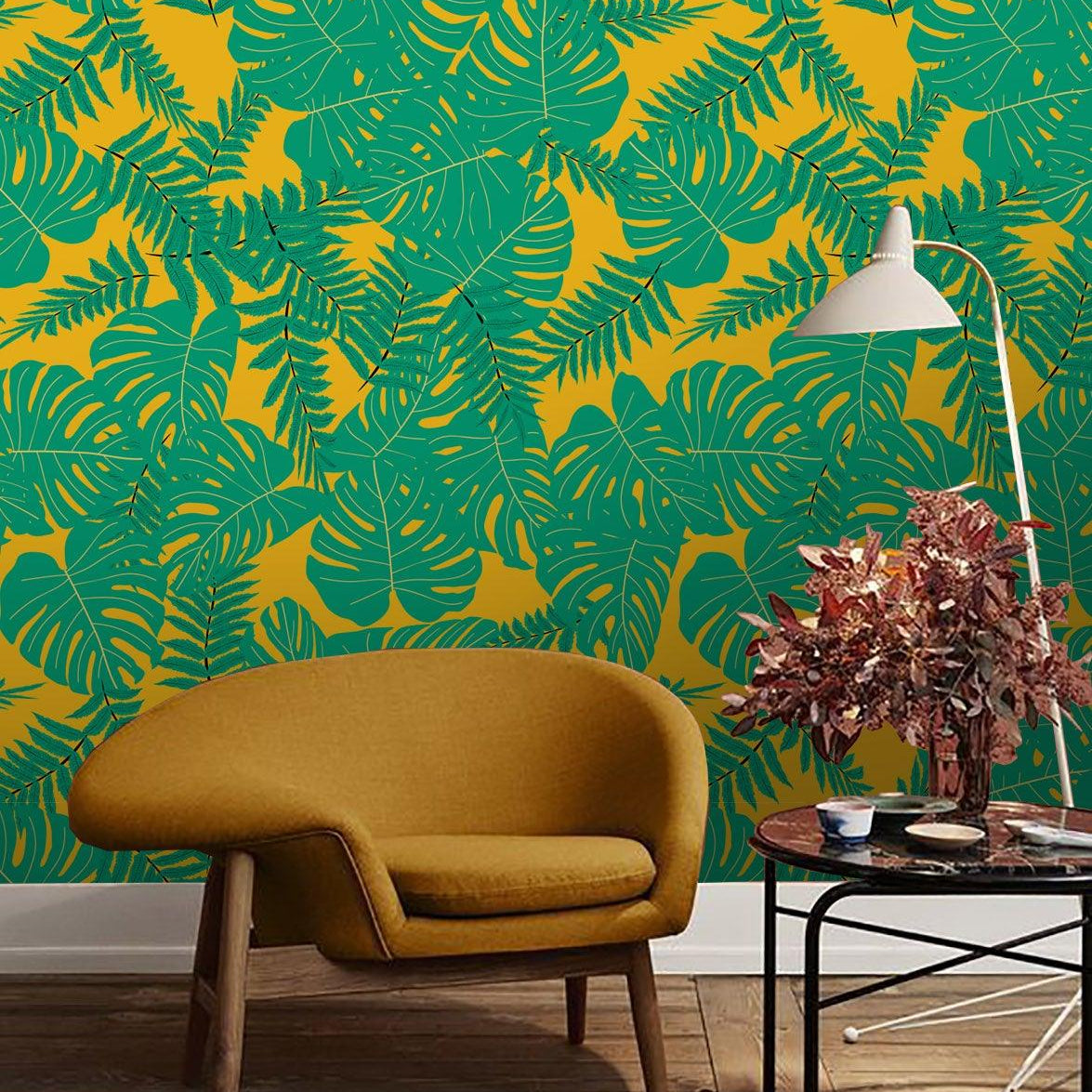 3D Green Leaves Wall Mural Wallpaper 40- Jess Art Decoration
