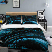 3D Abstract Marble Texture Quilt Cover Set Bedding Set Duvet Cover Pillowcases 102- Jess Art Decoration