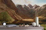 3D Alpine Canyon Oil Painting Wall Mural Wallpaper 22- Jess Art Decoration