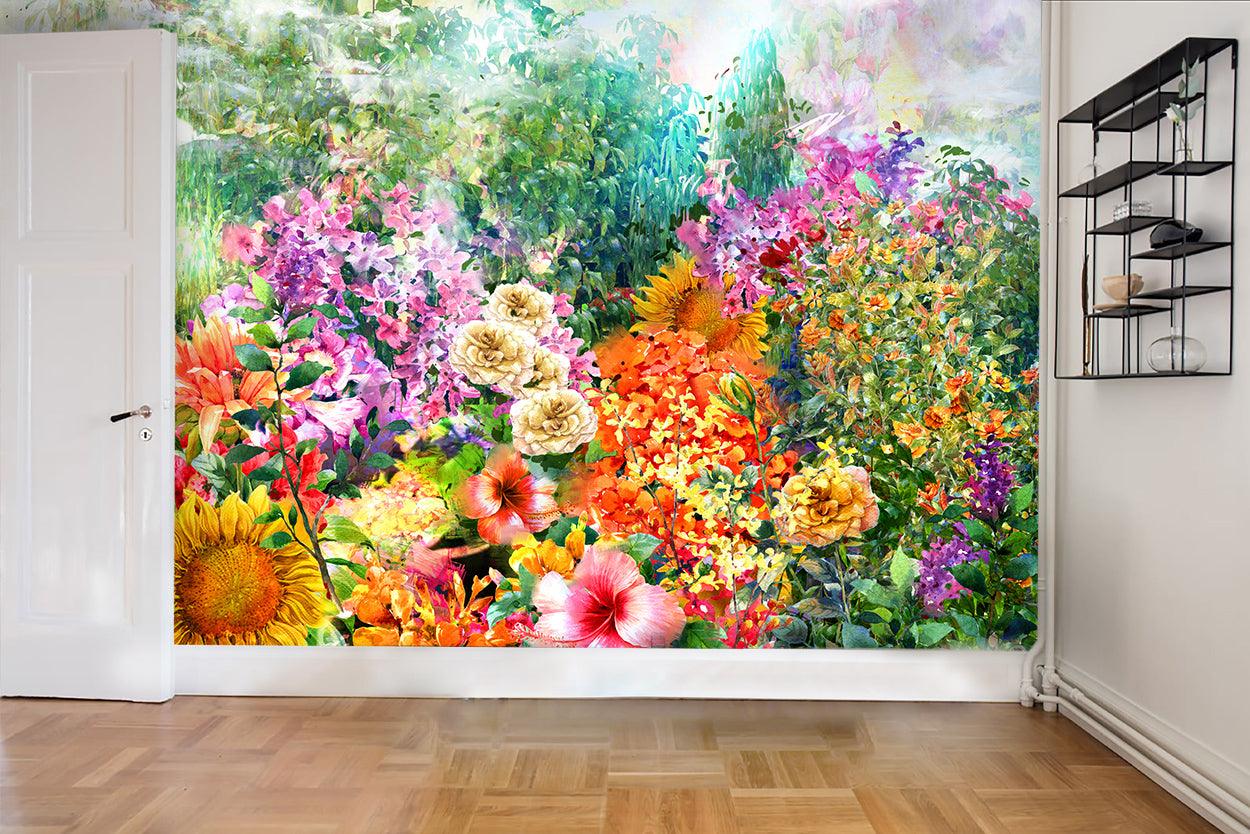 3D Sunflower Flower Wall Mural Wallpaper 15- Jess Art Decoration