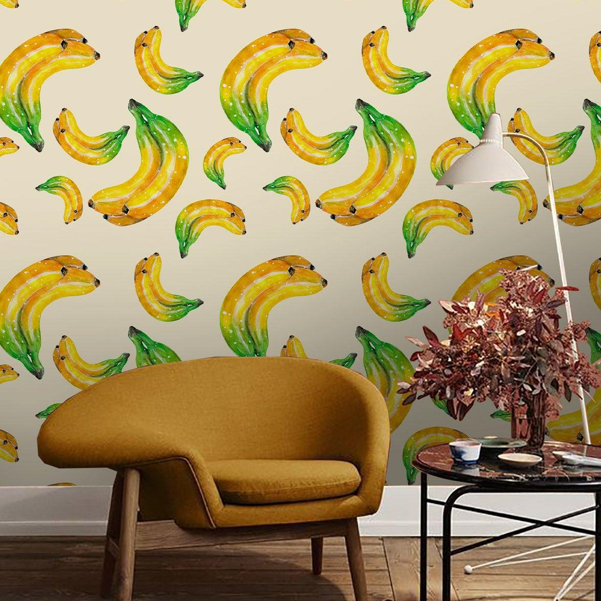 3D Yellow Banana Wall Mural Wallpaper 14- Jess Art Decoration