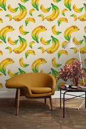 3D Yellow Banana Wall Mural Wallpaper 14- Jess Art Decoration