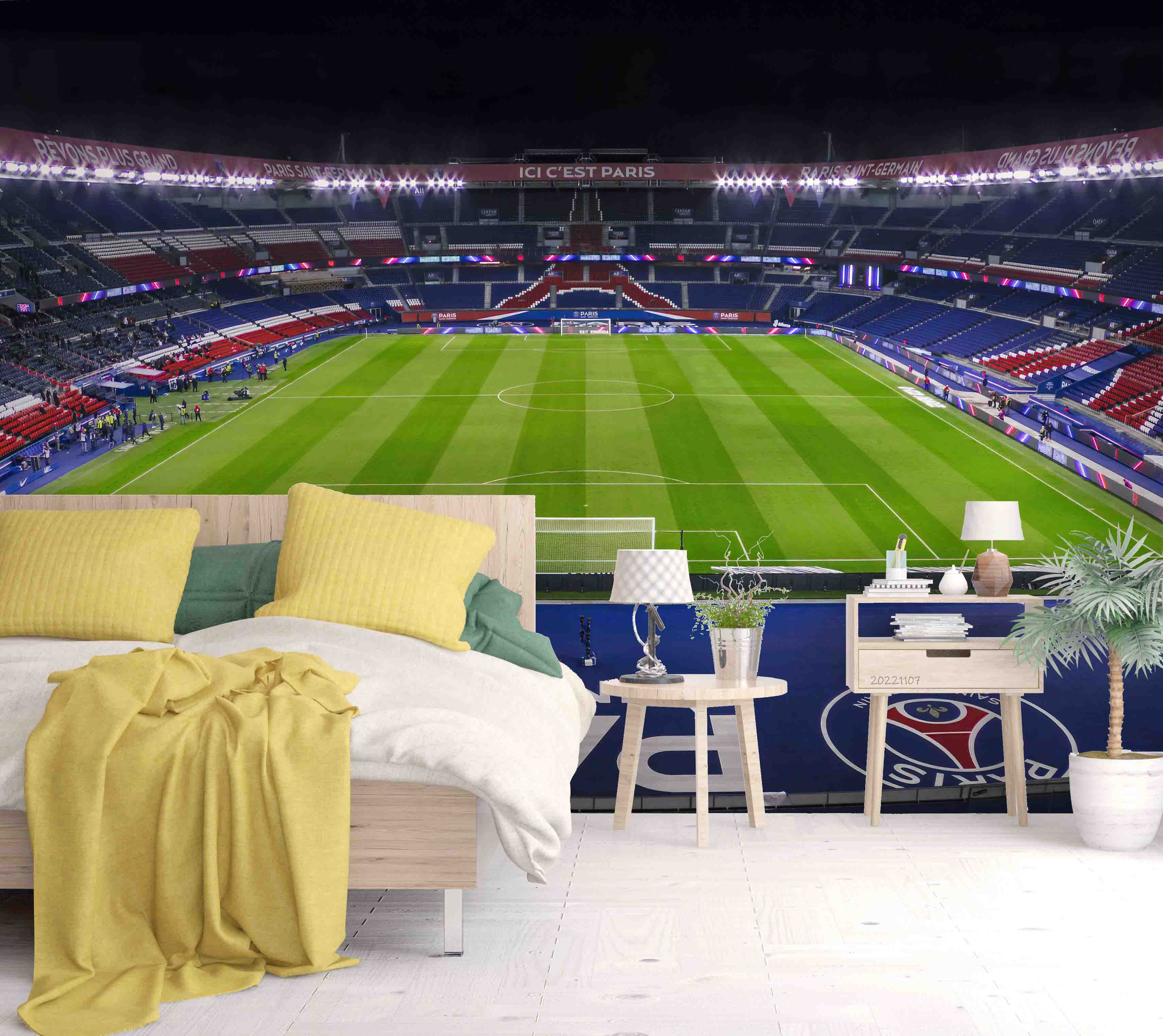 3D Paris Le Parc des Princes Wall Mural Wallpaper GD 28- Jess Art Decoration