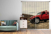 3D Off-Road Vehicle Curtains and Drapes LQH 62- Jess Art Decoration