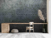 3D Grey Metal Willow Wall Mural Wallpaper GD 2748- Jess Art Decoration