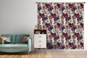 3D Vintage Pastoral Colorful Floral Curtains and Drapes GD 3153- Jess Art Decoration