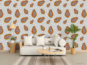 3D Pawpaw Seamless  Wall Mural Wallpaper sww  150- Jess Art Decoration