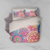 3D Pink Watercolor Floral Quilt Cover Set Bedding Set Pillowcases 28- Jess Art Decoration
