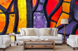 3D Abstract Colorful Graffiti Wall Mural Wallpaper 06- Jess Art Decoration