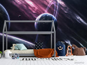 3D Space Universe Planet Wall Mural Wallpaper LQH 278- Jess Art Decoration