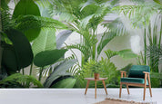 3D Tropical Green Plant Leaf Wall Mural Wallpaper LQH 492- Jess Art Decoration